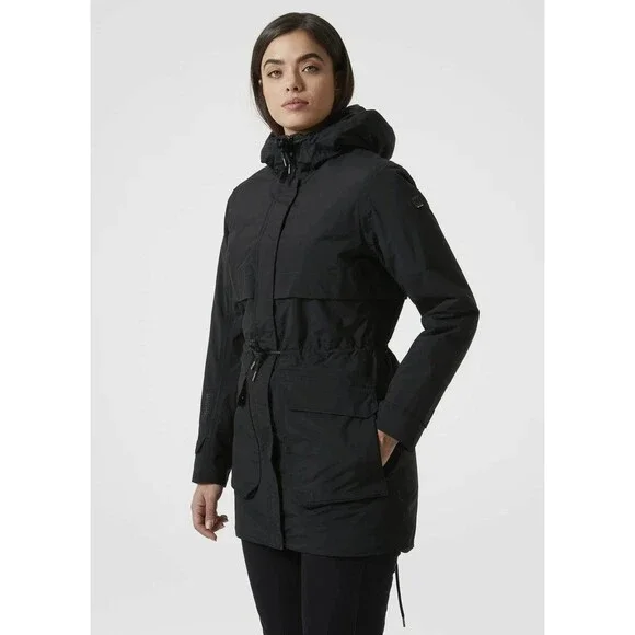 NWT Helly Hansen Boyne Insulated 2.0 Women’s Parka Winter Coat Black S - Picture 3 of 8